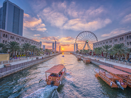 Grande roue a Al Qasba - Shajah