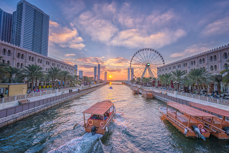 Grande roue a Al Qasba - Shajah