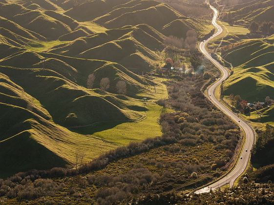 Route près de Rotorua - Nouvelle Zélande