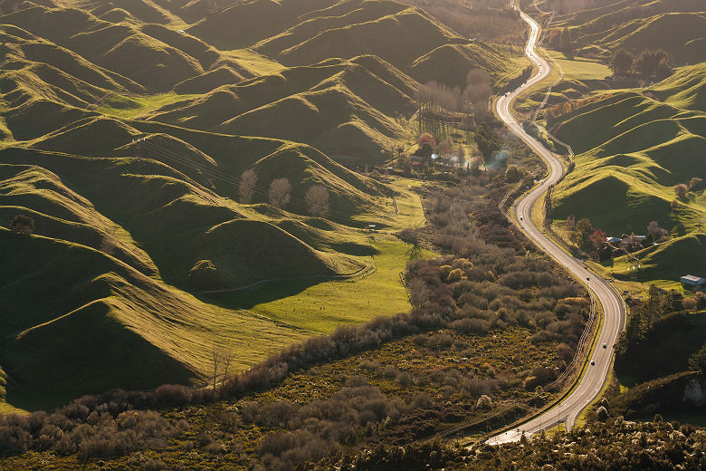 Route près de Rotorua - Nouvelle Zélande