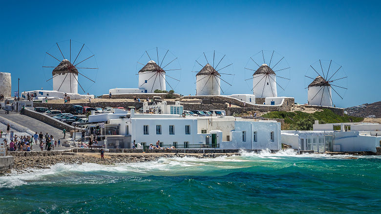 Moulins à vent de Mykonos - Grèce