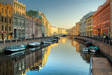 Canal à Saint Petersbourg - Russie