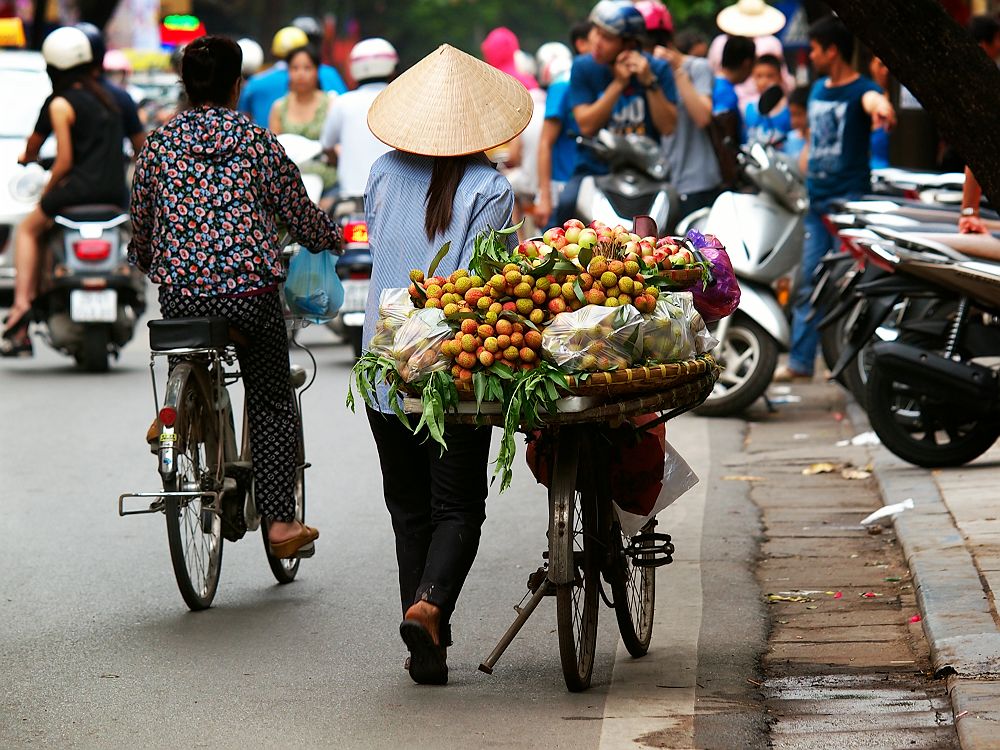 Vendeur à vélo - Vietnam