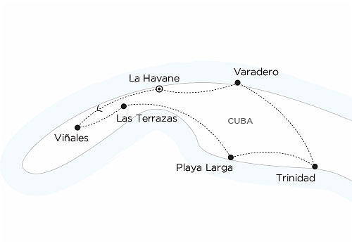 itineraire du voyage