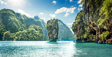 James Bond Island dans la Baie de Phang Nga - Thaïlande