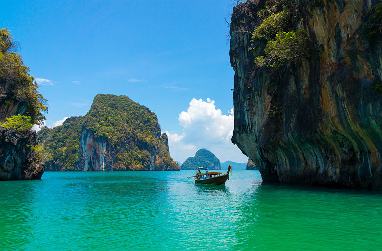 Bateau à Krabi - Thailande