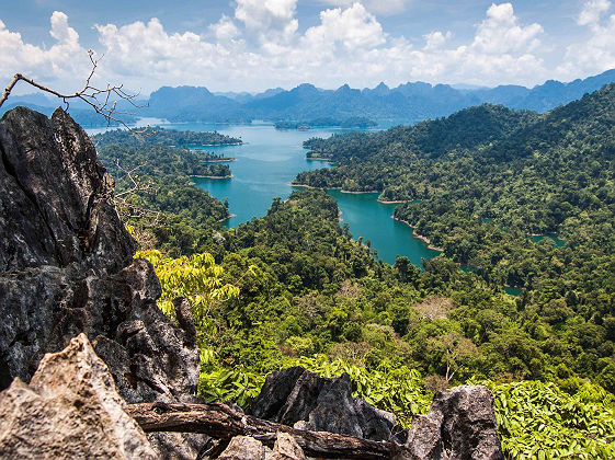 Vue du parc National de Khao Sok