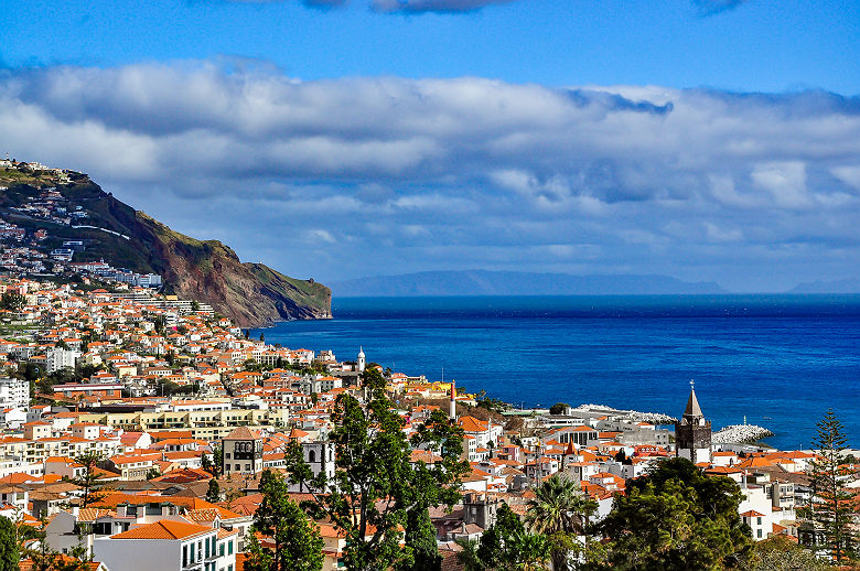 Île Madère - Vue sur la ville Funchal