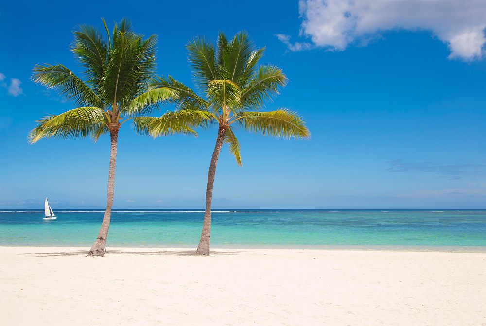 Plage de l'île Maurice 