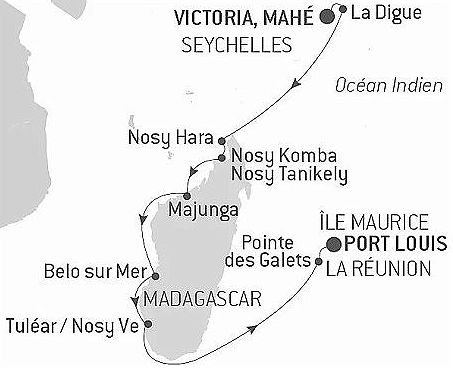 itineraire du voyage