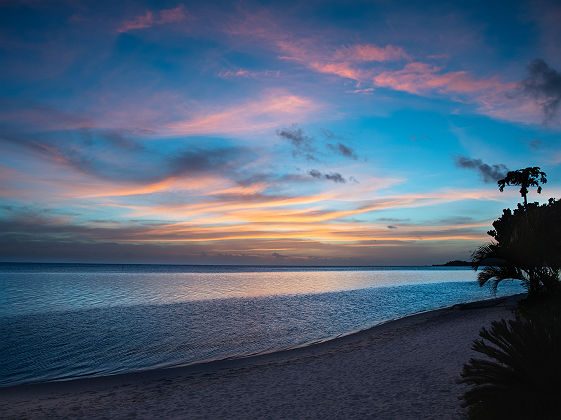 Coucher de soleil à Tahiti