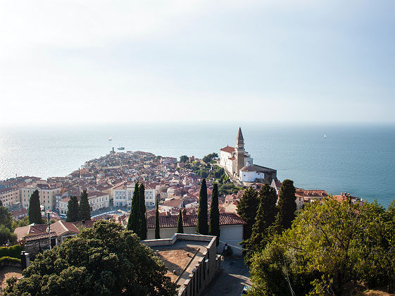 Ville de Piran en Slovénie