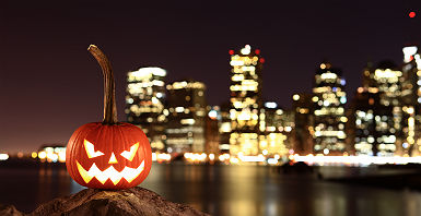 Citrouille d'Halloween à New York