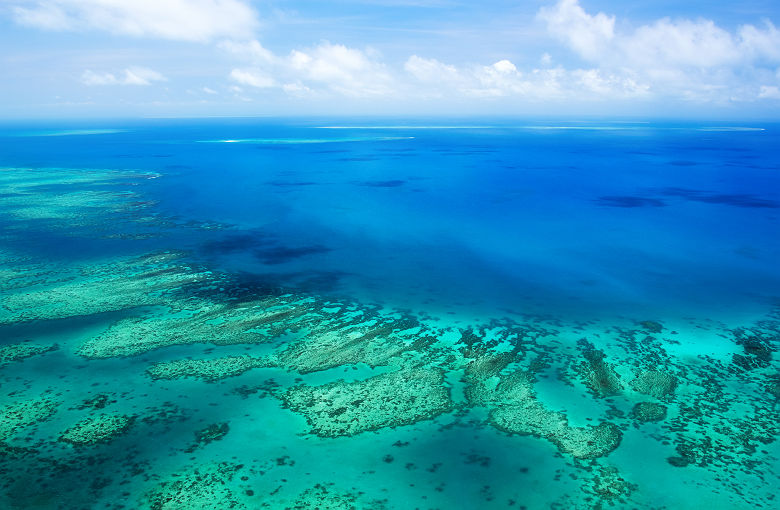 Australie - Vue sur la grande barrière de corail à Queensland