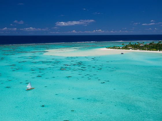 Vue sur le lagon du Brando, Tetiaroa - Polynésie Française