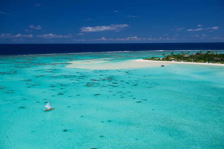 Vue sur le lagon du Brando, Tetiaroa - Polynésie Française