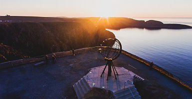 Vue du Cap Nord, Norvege, Nordkapp