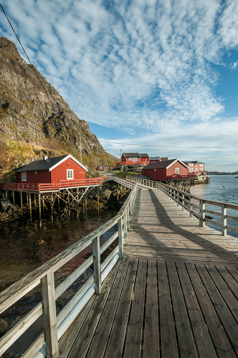 Maisons de A dans les lofoten - Norvège