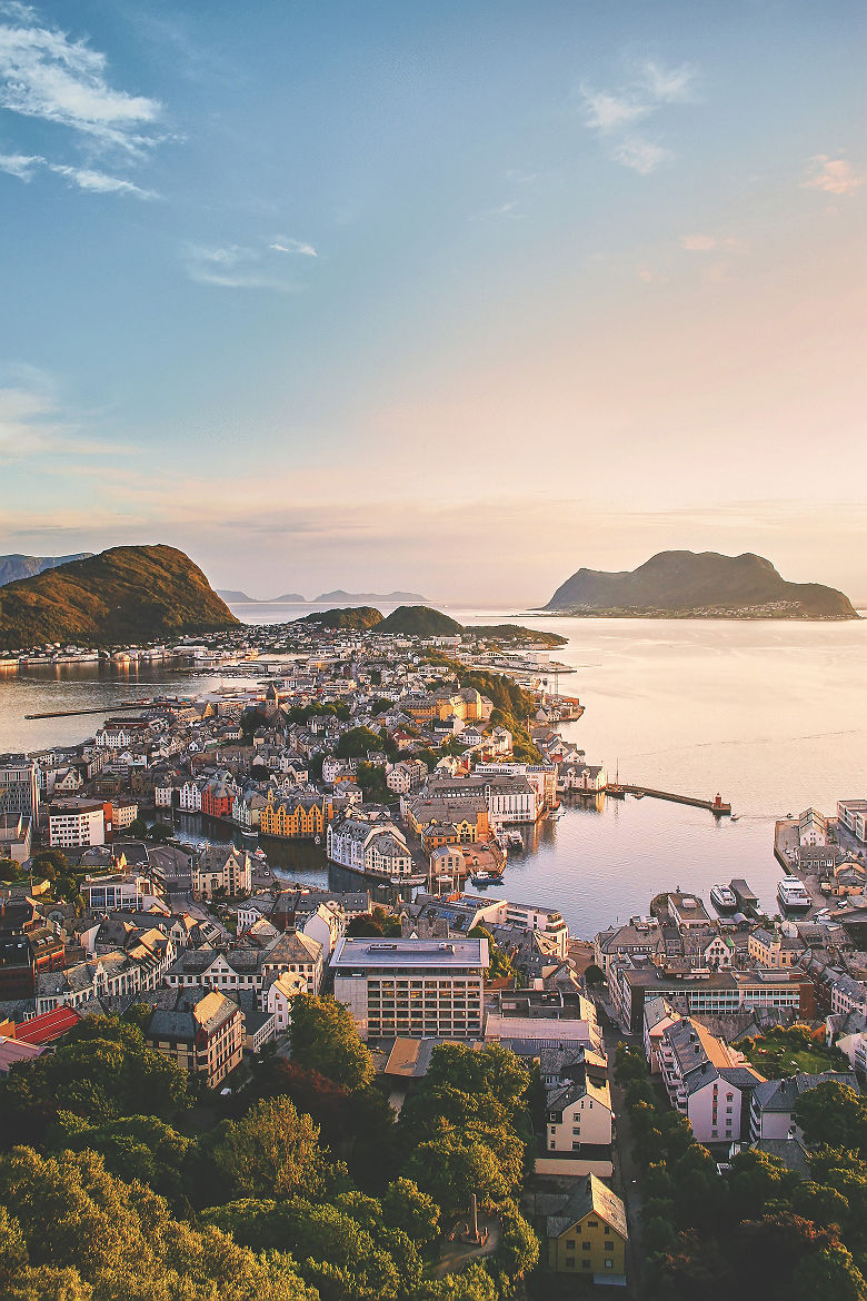 Vue sur Alesund - Norvège