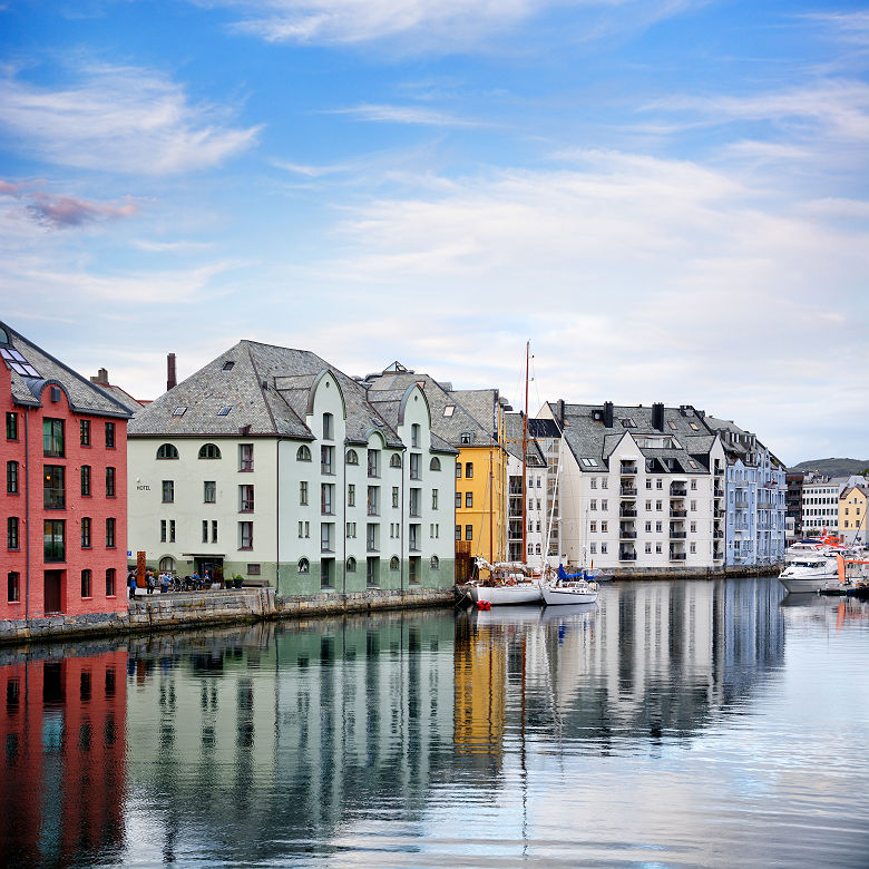 Ville d'Alesund - Norvège