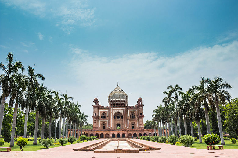 Inde - Vue sur le tombeau de Safdarjung, Delhi