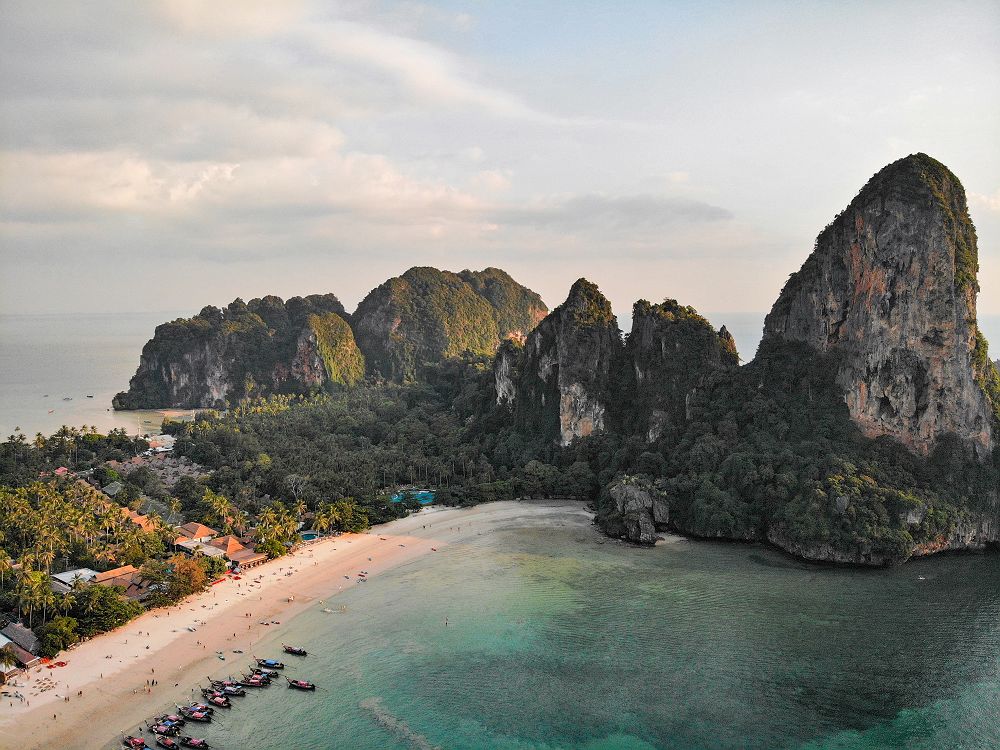 Krabi vu du ciel, Thailande