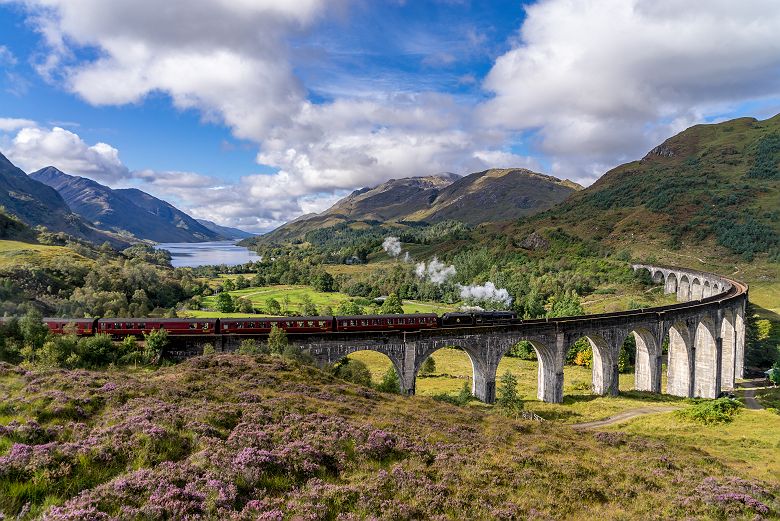 Viaduc de Glenfinnan, direction Poudlard - Ecosse, Royaume-Uni