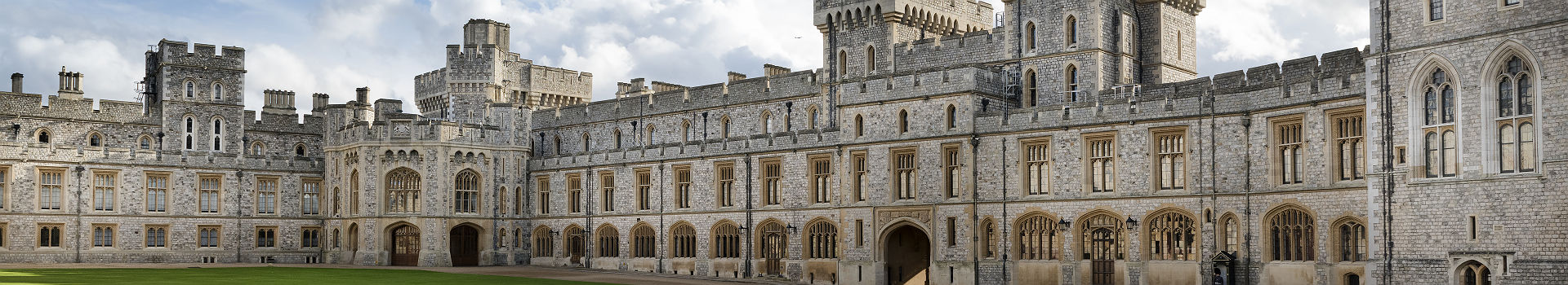 Angleterre - Vue intérieure du château Windsor