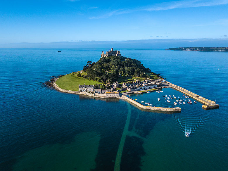 St Michel's Mount, Penzance, Cornouailles - Angleterre, Royaume-Uni