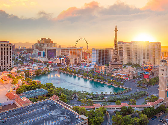 Nevada - Vue sur la ville de Las Vegas