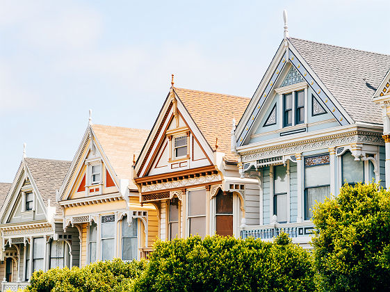 Etats-Unis - Vue sur les Painted Ladies à San Francisco