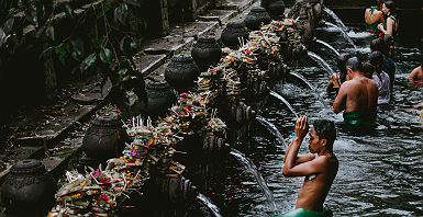 Temple Tirta Empul à Tampaksiring, Bali - Indonésie