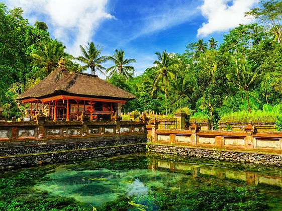 Temple Tirta Empul à Tampaksiring, Bali - Indonésie