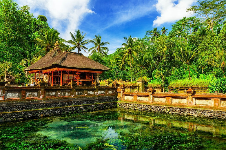 Temple Tirta Empul à Tampaksiring, Bali - Indonésie