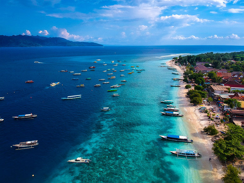 Gili Trawangan North Lombok Regency, West Nusa Tenggara, Indonesie