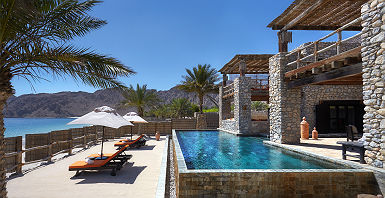 Hôtel Six Senses Zighy Bay - Espace piscine