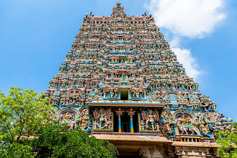 Temple de Madurai, le Tamil Nadu - Inde