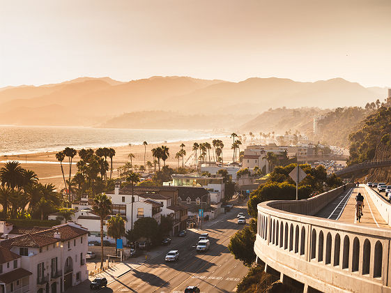 Plage de Los Angeles, Californie - Etats-Unis