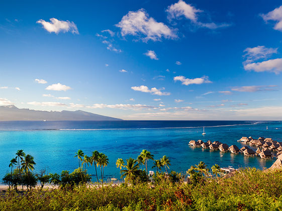 Vue sur Moorea - Polynésie Française