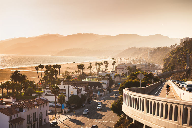 Plage de Los Angeles, Californie - Etats-Unis