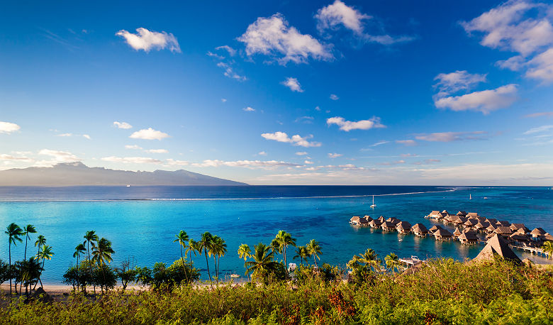 Vue sur Moorea - Polynésie Française