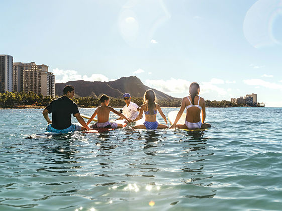 HTA / Ben Ono - famille surf Oahu