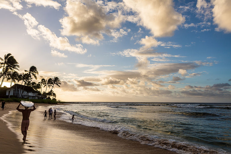 HTA / Tor Johnson - Koloa beach - Kauai