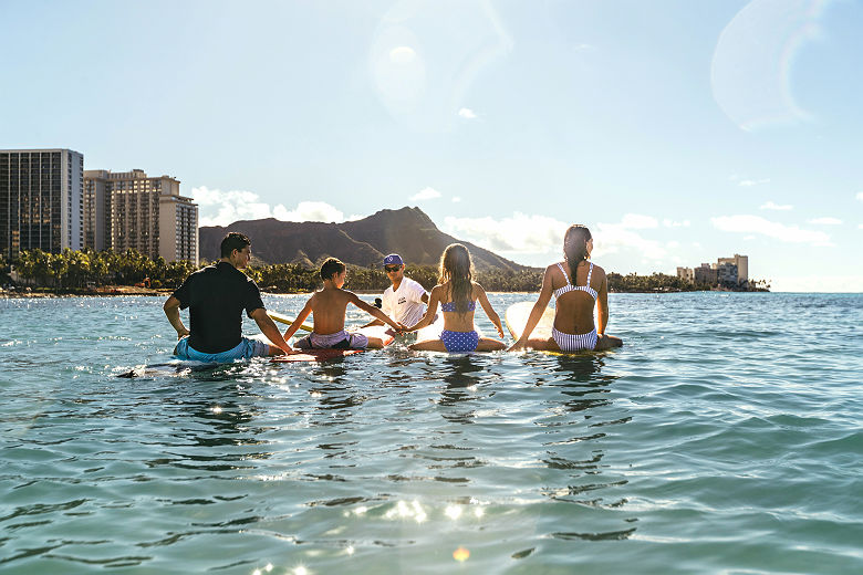 HTA / Ben Ono - famille surf Oahu