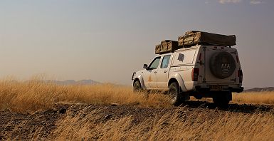 Campeurs en Namibie