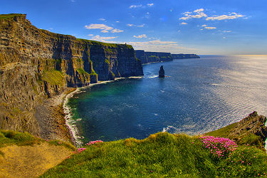 Irlande - Vue sur les falaises de Moher, près de Galway