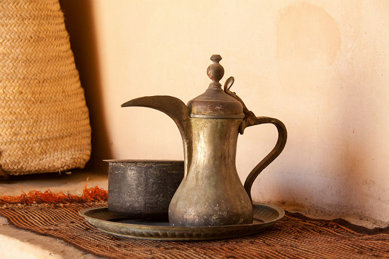 Tasse et théière à Oman