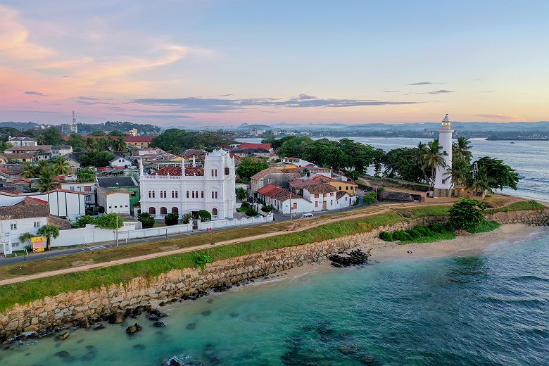 Vue aérienne du Fort de Galle - Sri Lanka