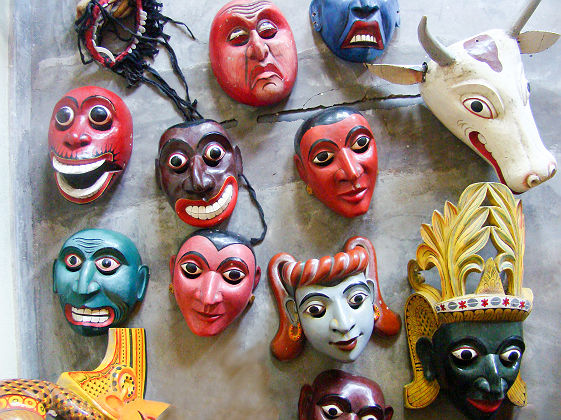 Masques traditionnels Sri lankais