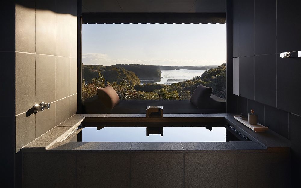 Salle de bain - Hotel Amanemu près de Kashikojima, Japon